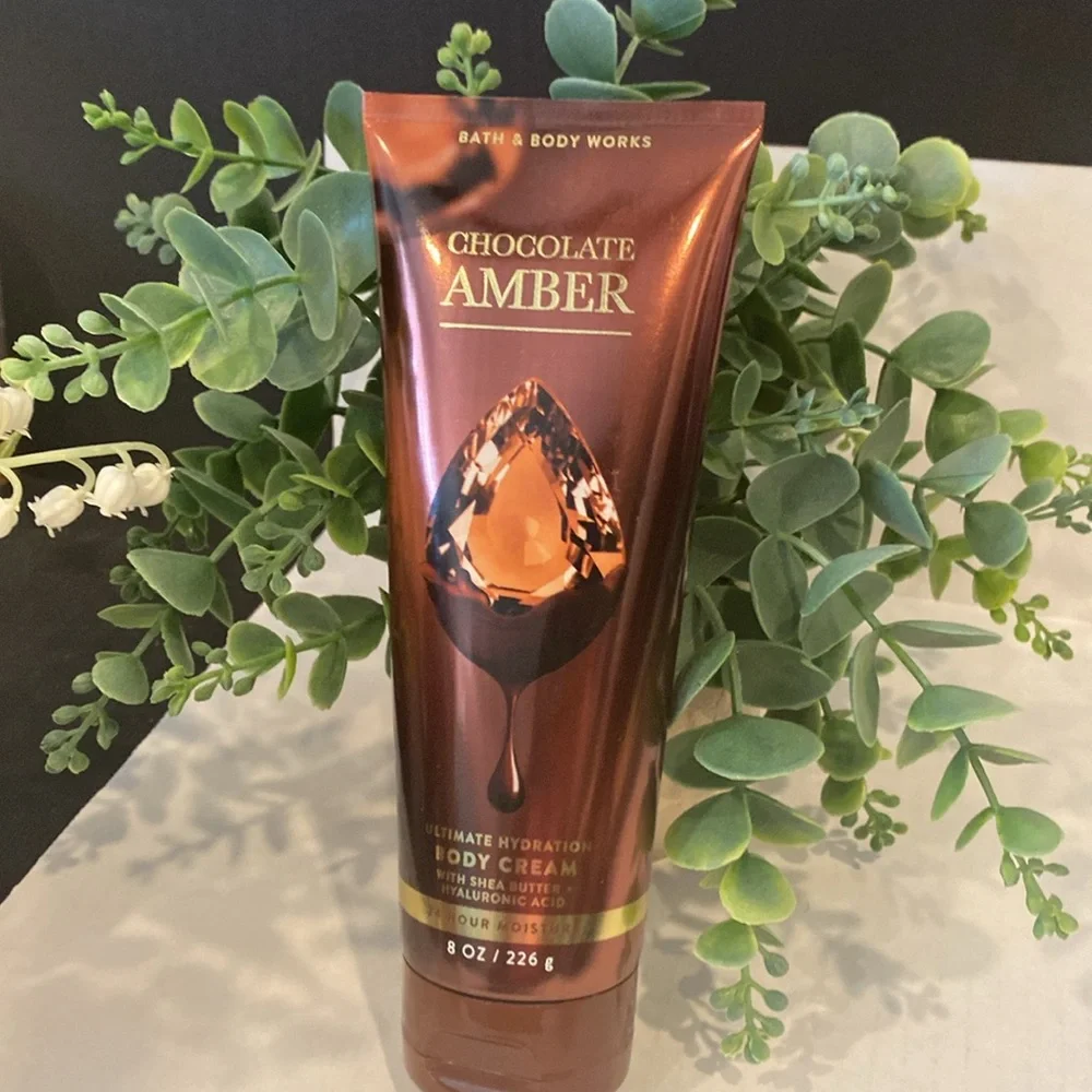 Bath & Body Works “Chocolate Amber” New 3- Pc Set
